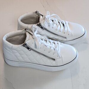STEVE MADDEN Gryphon Q White Platform Sneaker Size 8M